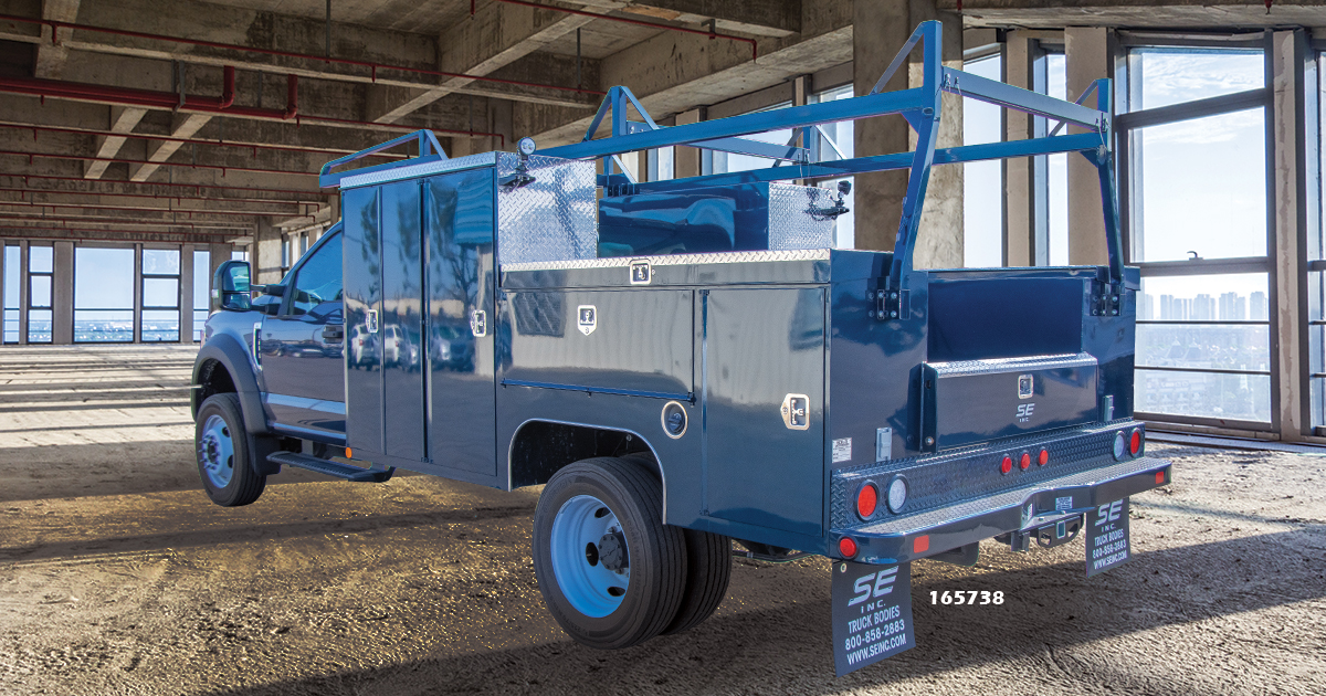 Blue Scelzi SIGNATURE Service Body Truck